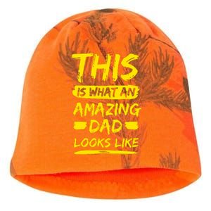 This Is What An Amazing Dad Looks Like Happy Father Day Gift Kati - Camo Knit Beanie