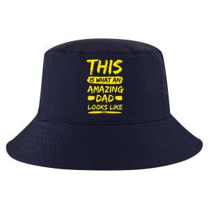 This Is What An Amazing Dad Looks Like Happy Father Day Gift Cool Comfort Performance Bucket Hat