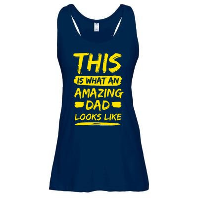 This Is What An Amazing Dad Looks Like Happy Father Day Gift Ladies Essential Flowy Tank