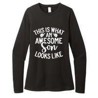 This Is What An Awesome Son Looks Like Son Womens CVC Long Sleeve Shirt