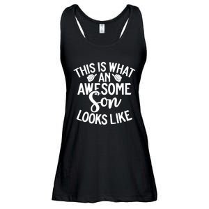 This Is What An Awesome Son Looks Like Son Ladies Essential Flowy Tank