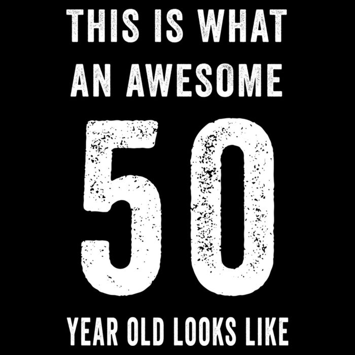 This Is What An Awesome 50 Year Old Looks Like Birthday Flexfit Unipanel Trucker Cap