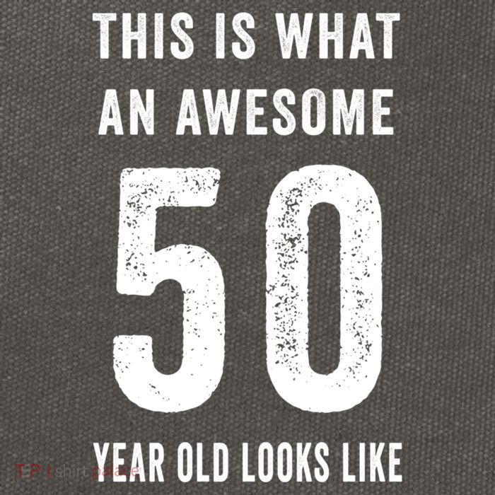 This Is What An Awesome 50 Year Old Looks Like Birthday Cotton Canvas Backpack
