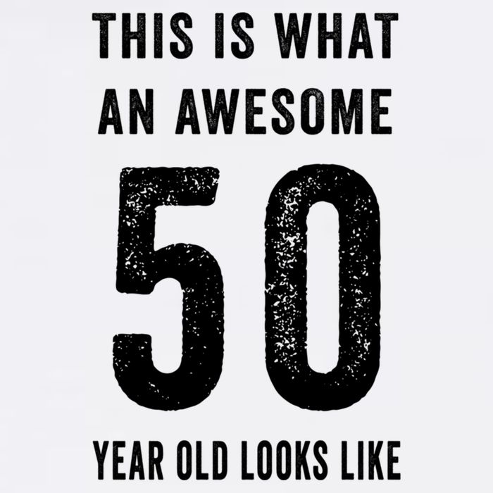 This Is What An Awesome 50 Year Old Looks Like Birthday Garment-Dyed Sweatshirt