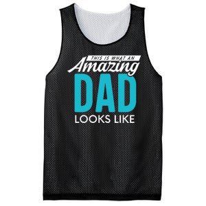 This Is What An Amazing Dad Looks Like Mesh Reversible Basketball Jersey Tank