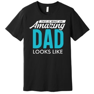 This Is What An Amazing Dad Looks Like Premium T-Shirt