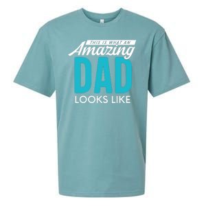 This Is What An Amazing Dad Looks Like Sueded Cloud Jersey T-Shirt