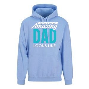 This Is What An Amazing Dad Looks Like Unisex Surf Hoodie