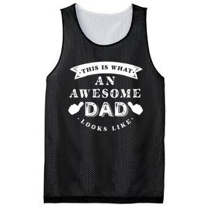 This Is What An Awesome Dad Looks Like Mesh Reversible Basketball Jersey Tank