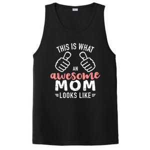 This Is What An Awesome Mom Looks Like Mother's Day Cute Gift PosiCharge Competitor Tank