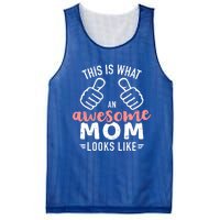 This Is What An Awesome Mom Looks Like Mother's Day Cute Gift Mesh Reversible Basketball Jersey Tank