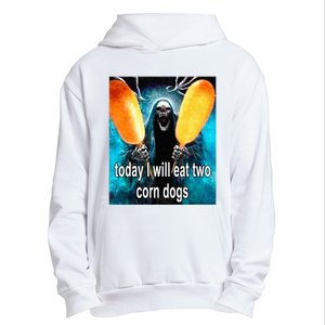 Today I Will Eat Two Corn Dogs Urban Pullover Hoodie