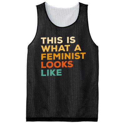 This Is What A Feminist Looks Like Feminism Advocate Mesh Reversible Basketball Jersey Tank