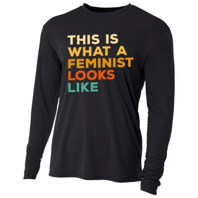 This Is What A Feminist Looks Like Feminism Advocate Cooling Performance Long Sleeve Crew