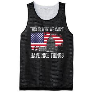 This Is Why We CanT Have Nice Things Anti Government Mesh Reversible Basketball Jersey Tank