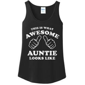 This Is What Awesome Auntie Looks Like Ladies Essential Tank