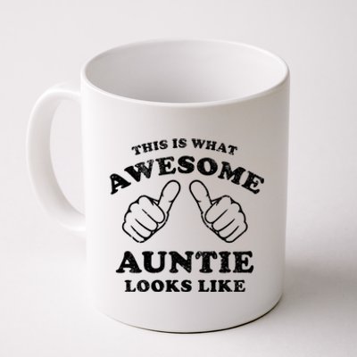 This Is What Awesome Auntie Looks Like Coffee Mug