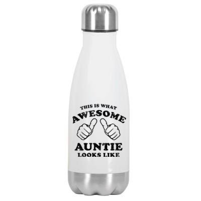 This Is What Awesome Auntie Looks Like Stainless Steel Insulated Water Bottle