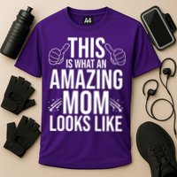 This Is What An Amazing Mom Looks Like Cooling Performance Crew T-Shirt