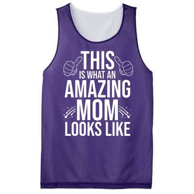 This Is What An Amazing Mom Looks Like Mesh Reversible Basketball Jersey Tank