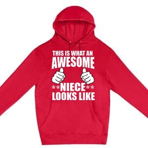 This Is What An Awesome Niece Looks Like Premium Pullover Hoodie