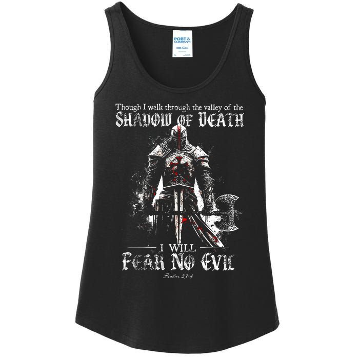 Though I Walk Through The Valley Of The Shadow Ladies Essential Tank