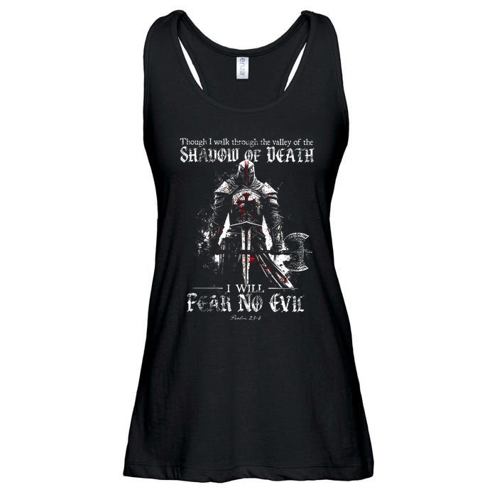 Though I Walk Through The Valley Of The Shadow Ladies Essential Flowy Tank