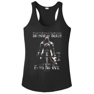 Though I Walk Through The Valley Of The Shadow Ladies PosiCharge Competitor Racerback Tank