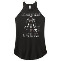 Though I Walk Through The Valley Of The Shadow Women's Perfect Tri Rocker Tank