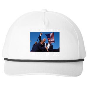 Trump If You Come At The King You Best Not Miss Snapback Five-Panel Rope Hat