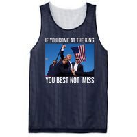 Trump If You Come At The King You Best Not Miss Mesh Reversible Basketball Jersey Tank