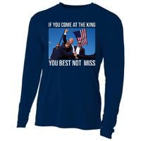 Trump If You Come At The King You Best Not Miss Cooling Performance Long Sleeve Crew