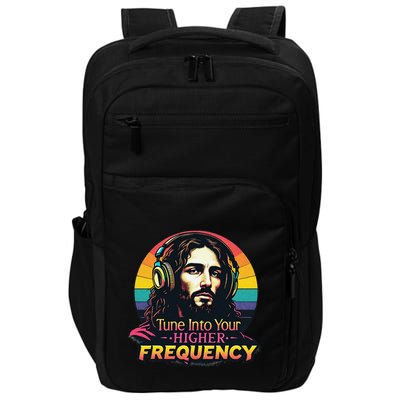 Tune Into Your Higher Frequency Jesus Impact Tech Backpack
