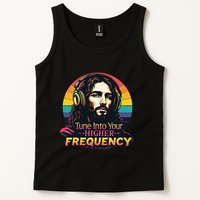 Tune Into Your Higher Frequency Jesus Tank Top