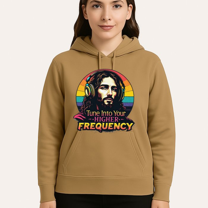 Tune Into Your Higher Frequency Jesus Hoodie