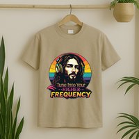 Tune Into Your Higher Frequency Jesus T-Shirt