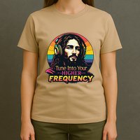 Tune Into Your Higher Frequency Jesus T-Shirt