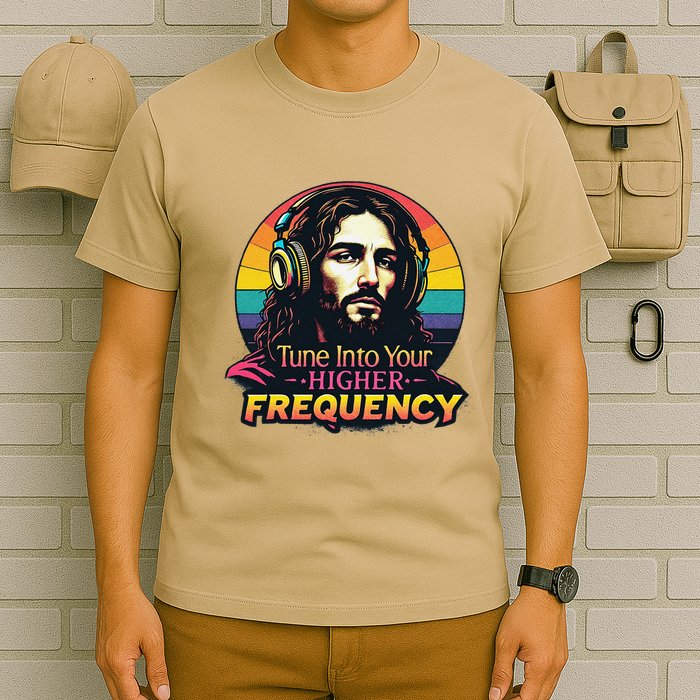 Tune Into Your Higher Frequency Jesus T-Shirt