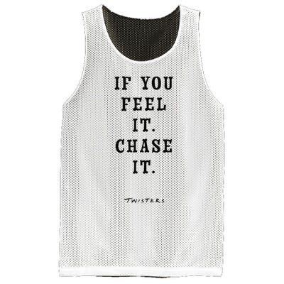 Twisters If You Feel It Chase It Mesh Reversible Basketball Jersey Tank