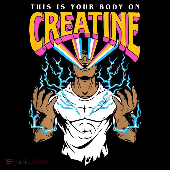 This Is Your Body On Creatine Workout Gym Birthday Gift Tall T-Shirt
