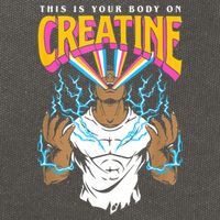 This Is Your Body On Creatine Workout Gym Birthday Gift Cotton Canvas Backpack