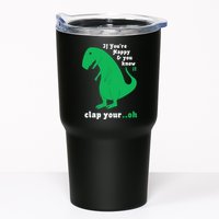 T-Rex If You're Happy and You Know It Clap Your Oh Tumbler