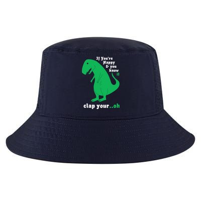 T-Rex If You're Happy and You Know It Clap Your Oh Cool Comfort Performance Bucket Hat