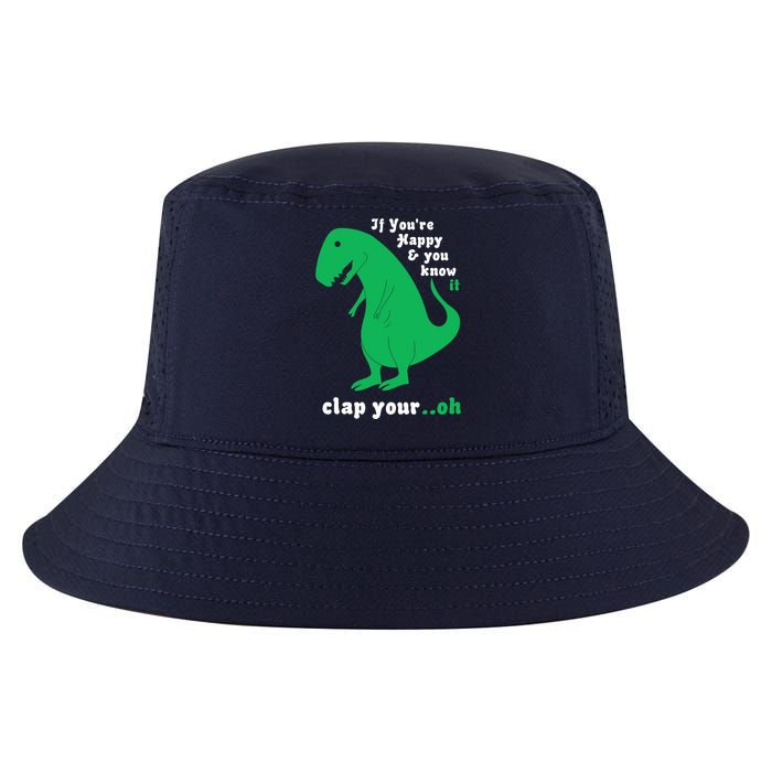 T-Rex If You're Happy and You Know It Clap Your Oh Cool Comfort Performance Bucket Hat