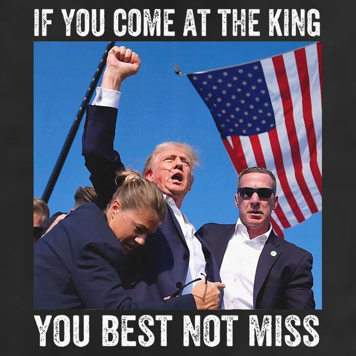 Trump If You Come At The King You Best Not Miss Cool Comfort Performance Bucket Hat