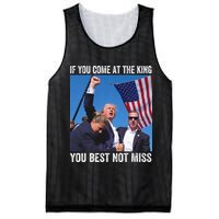 Trump If You Come At The King You Best Not Miss Mesh Reversible Basketball Jersey Tank
