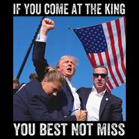 Trump If You Come At The King You Best Not Miss Mesh Reversible Basketball Jersey Tank