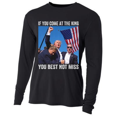 Trump If You Come At The King You Best Not Miss Cooling Performance Long Sleeve Crew