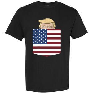 Trump In Your Pocket Usa Election Trump For 2024 Garment-Dyed Heavyweight T-Shirt