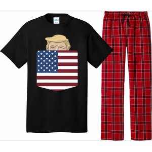 Trump In Your Pocket Usa Election Trump For 2024 Pajama Set